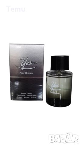 YES Pour Homme Eau De Parfum 100ML For Men. 💫 Потопете се в света на изисканата мъжественост: YES Po, снимка 1 - Мъжки парфюми - 45511234