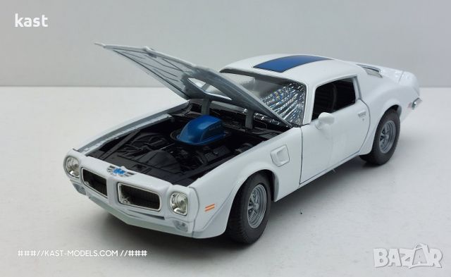 KAST-Models Умален модел на Pontiac Firebird Trans AM 1972 Welly 1/24, снимка 7 - Колекции - 46270976