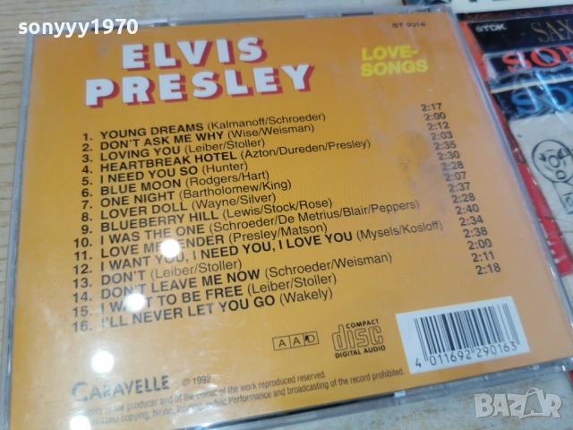 ELVIS PRESLEY CD ВНОС GERMANY 1003261709H2E6R, снимка 6 - CD дискове - 53784478