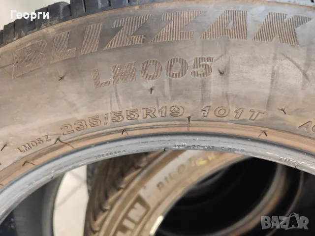 4бр.зимни гуми 235/55/19-255/50/19 Bridgestone спорт пакет, снимка 4 - Гуми и джанти - 47430051