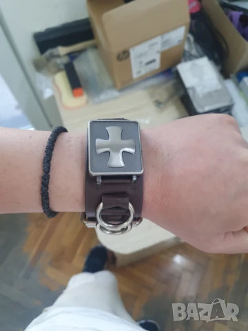 НОВ часовник-гривна Iron Cross, снимка 5 - Мъжки - 50925855