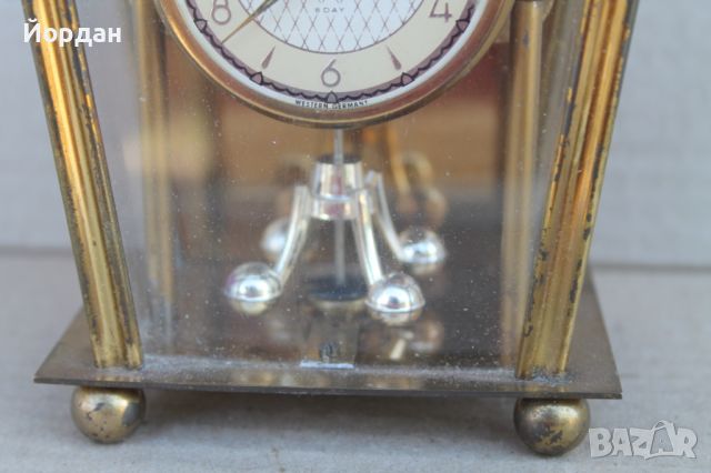 Немски настолен 8 дневен часовник , снимка 5 - Антикварни и старинни предмети - 46431590