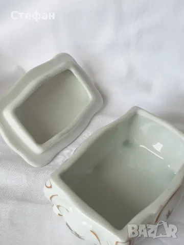 Порцеланова кутийка, снимка 6 - Антикварни и старинни предмети - 50133359