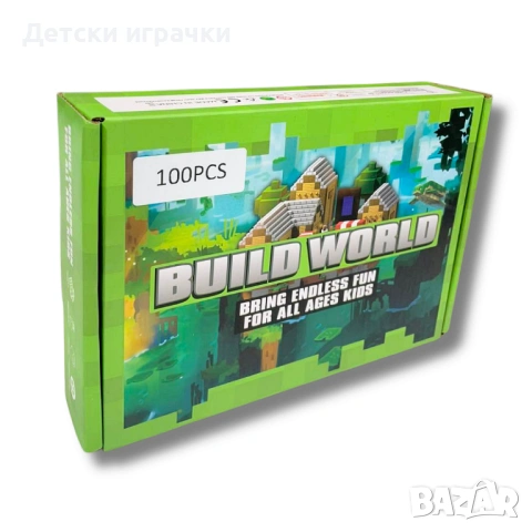 Майнкрафт магнитни 3D кубчета 100/50бр, конструктор Minecraft, снимка 9 - Конструктори - 53039738