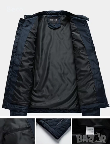 Мъжко пролетно-есенно яке FASHION висок клас размер 2XL, снимка 3 - Якета - 53927271