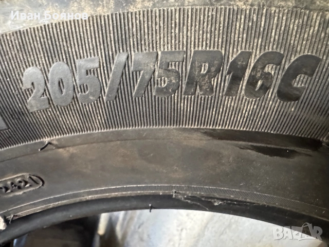 MICHELIN 205/75/16 C(за Бус)6 броя… ПЕРФЕКТНО КАЧЕСТВО !…., снимка 3 - Гуми и джанти - 52278819