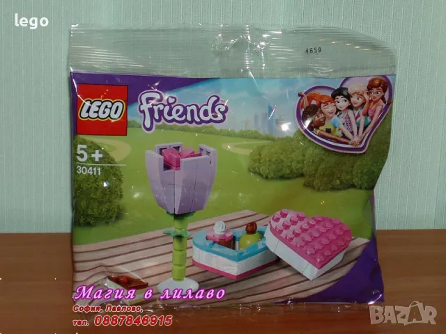 Продавам лего LEGO Friends 30411 - Шоколадови бонбони и цветя, снимка 1 - Конструктори - 49073120