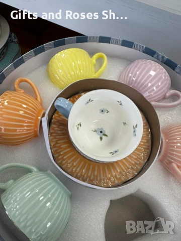 Цветни сервизи за кафе и чай, снимка 4 - Сервизи - 53194048