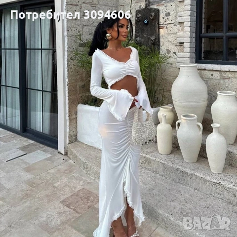 Елегантна дамска рокля 