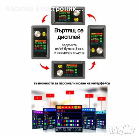 Табло за лабораторно захранване XYS3580 0.6V-36V 5A 80W, снимка 5 - Друга електроника - 49878663