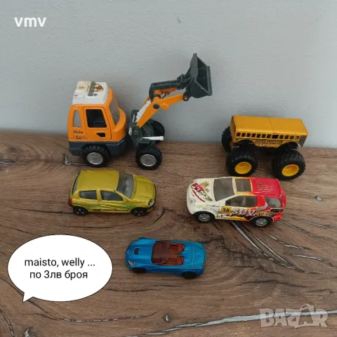 Стари метални колички hot wheels maisto welly , снимка 3 - Колекции - 48210776