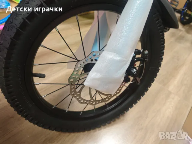 Велосипед BDF 16" с дискови спирачки, кош, помощни колела, за деца , снимка 7 - Велосипеди - 50081204