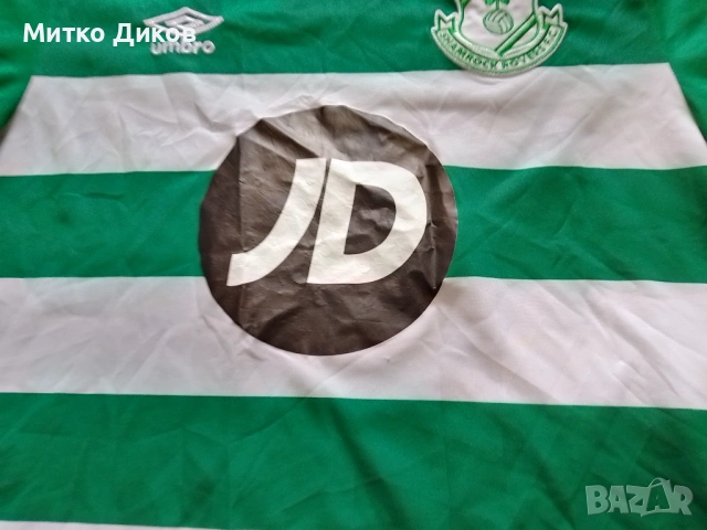 Шамрок Роувърс Ирландия Ейре маркова тениска Умбро размер Л, снимка 10 - Футбол - 54217721