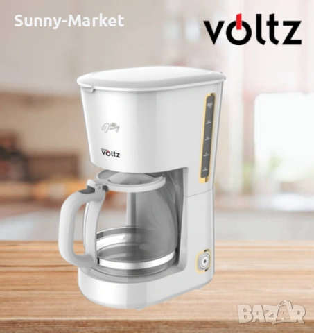 Кафемашина Oliver Voltz Daisy, 700W, 1.25 л, Светлинен индикатор, снимка 4 - Кафемашини - 53528160