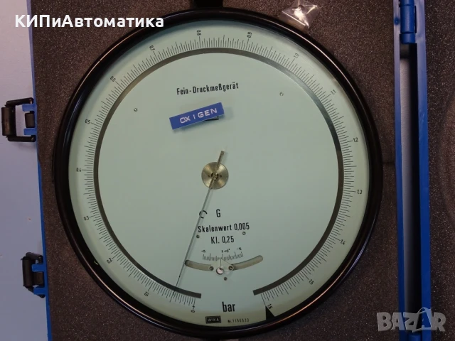 образцов манометър WIKA 341.11.250 (0-1.6)Bar precision test pressure gauge, снимка 2 - Резервни части за машини - 50505171