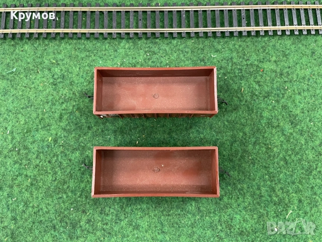 Вагон товарен 2-осен Роко HO 1:87 влак ЖП модел кутия, снимка 9 - Колекции - 54009929