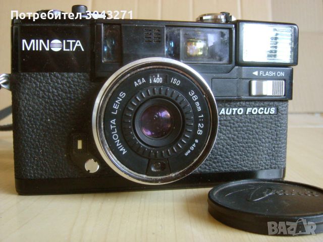 MINOLTA HI-MATIC AF2 AUTO FOKUS, снимка 3 - Фотоапарати - 46020213