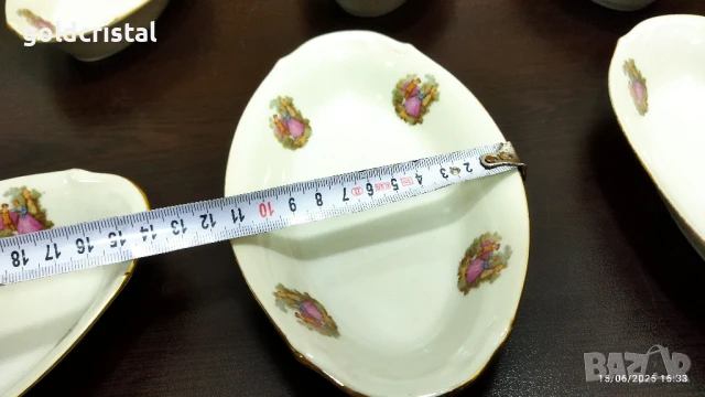 стар български порцелан Изида елипси, снимка 4 - Антикварни и старинни предмети - 43288948