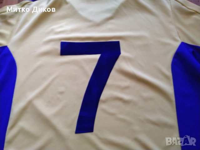 Украйна винтидж футболна тениска маркова на Лото №7 Андрей Шевченко размер Л реален, снимка 5 - Футбол - 51832210