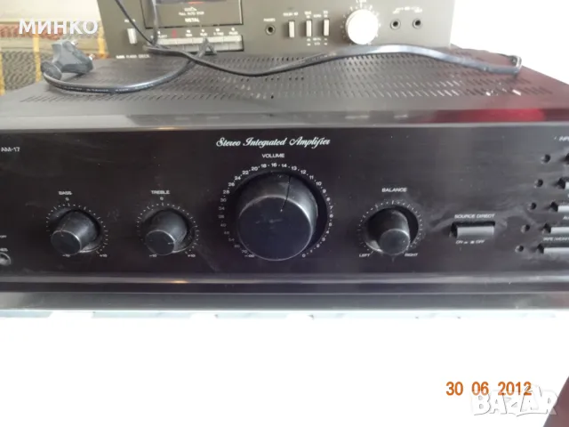 AKAI AM-17 STEREO-усилвател, снимка 4 - Ресийвъри, усилватели, смесителни пултове - 47482940