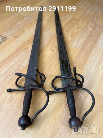 Стар декоративен меч, 2бр., снимка 4 - Антикварни и старинни предмети - 53847151