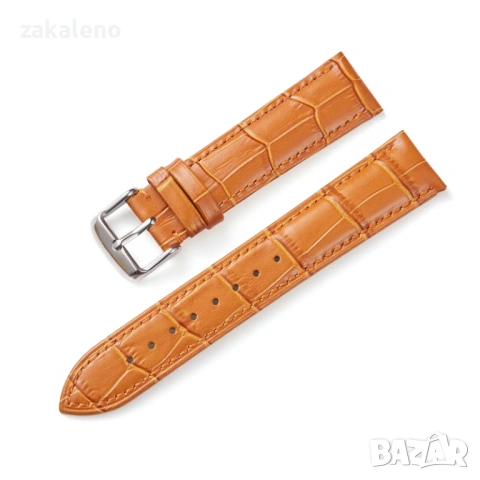 GL08 Кожена каишка за Apple Huawei Samsung Galaxy Watch Xiaomi Garmin, снимка 6 - Резервни части за телефони - 53196413