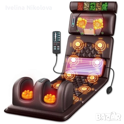 Масажен матрак с вибрационно отопление и масаж на краката , снимка 5 - Масажори - 52503570