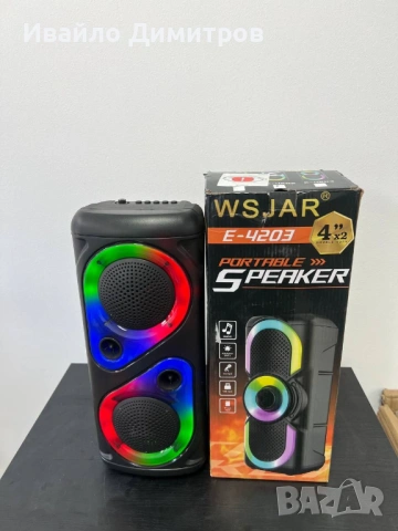 СУПЕР СИЛНАТА BLUETOOTH Тонколона Модел: KTS-4203 MEGA BASS, снимка 3 - Тонколони - 54216779