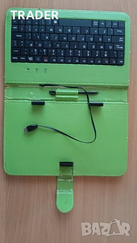 Клавиатура калъф протектор за таблет с микро USD накрайник 