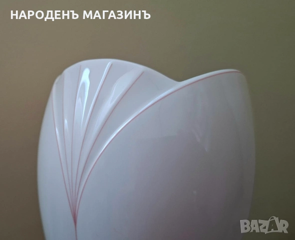 VILLEROY & BOCH - Ваза КОСТЕН ПОРЦЕЛАН цветя GERMANY, снимка 11 - Други ценни предмети - 53564267