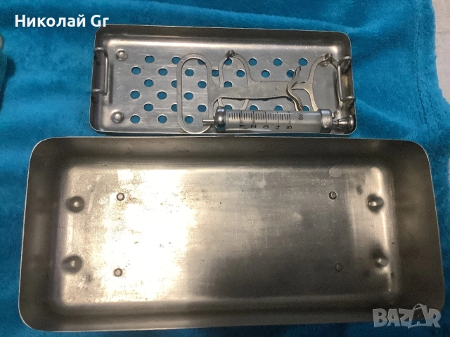 Медицински стерилизатор  1960 години неръждаема стомана , снимка 4 - Други ценни предмети - 52583270