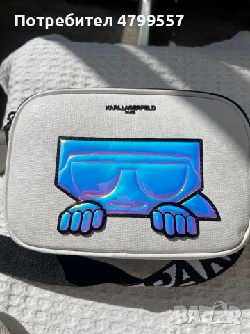 Дамска чанта Karl Lagerfeld Paris, снимка 10 - Чанти - 54223727