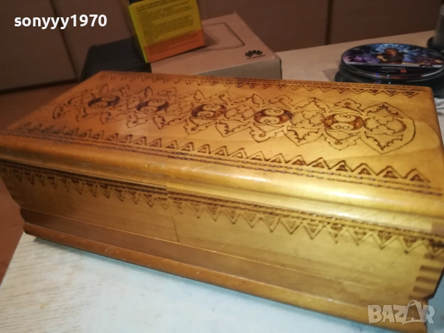 ДЪРВЕНА КУТИЯ ЗА ЦИГАРИ ЗА КОЛЕКЦИЯ-ГОЛЯМА 2410251428, снимка 5 - Антикварни и старинни предмети - 52167038