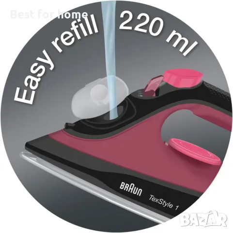 Ютия BRAUN BRSI1070PU Грил Vapor Modelo SI1070PU Неръждаема стомана 18/8, снимка 5 - Друга електроника - 49760561