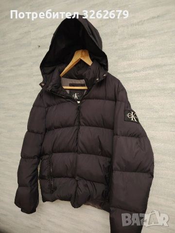 calvin klein down пухено дамско размер L, снимка 3 - Якета - 53492959