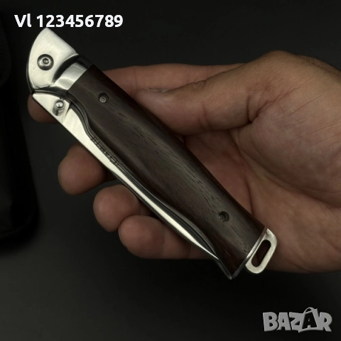 Джобен нож Русия - Витяз Гюрза Ст 65Х13 , 105х245 мм, снимка 5 - Ножове - 52203143