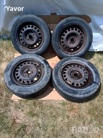 Джанти Opel 4x100 15" с гуми 185/65/15" цола, снимка 5 - Гуми и джанти - 46582238