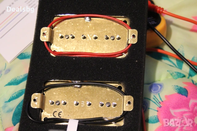 Хъмбъкер адптери N+B комплкт P90, снимка 2 - Китари - 53053735