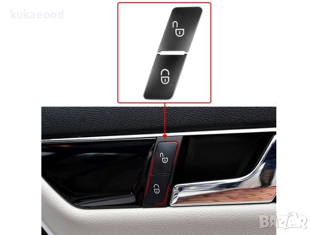 Капаче за централно заключване на Mercedes CLA C117 (2013-2019) за дясна врата, снимка 4 - Части - 45509454