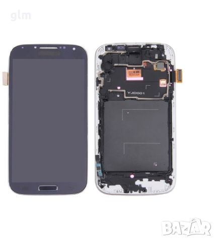 ОЕМ дисплей с тъч и рамка за Samsung Galaxy S4 i9500, снимка 1 - Резервни части за телефони - 45199467