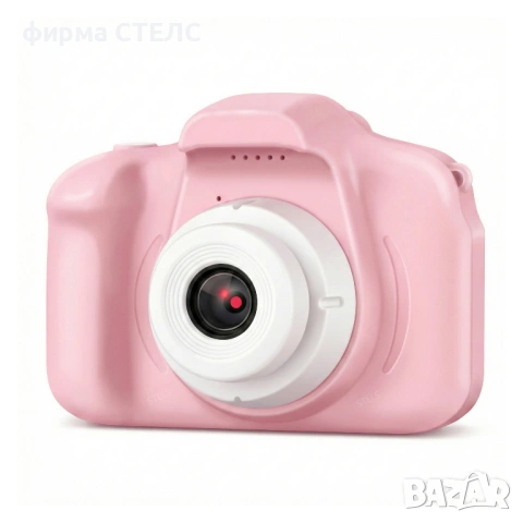 Детски дигитален фотоапарат STELS FunShot W390, Селфи камера, 40MP, Игри