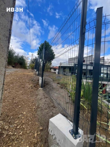 Ограда пана с колчета 205/250 4мм. Антрацит, снимка 2 - Огради и мрежи - 52699200