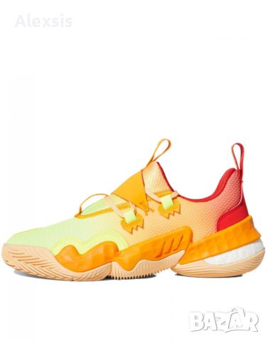 ADIDAS Trae Young 1 Shoes Orange/, снимка 4 - Маратонки - 46409269