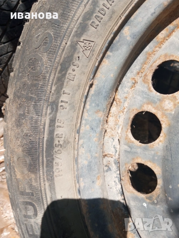 Джанти с гуми за Опел  за пет болта, снимка 4 - Части - 51540355