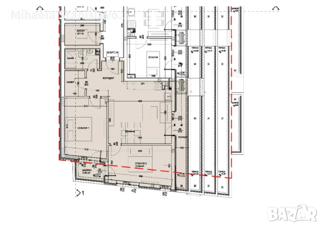 Продава 3-СТАЕН тухлен апартамент в град Варна, снимка 2 - Aпартаменти - 47975978