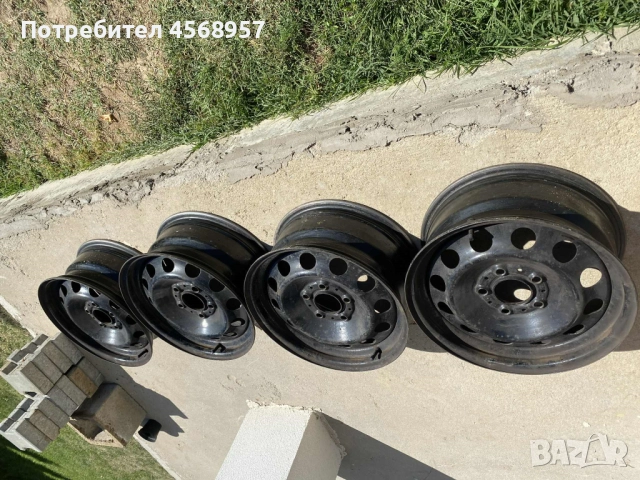 Оригинални стоманени джанти BMW E46, снимка 2 - Гуми и джанти - 51925478