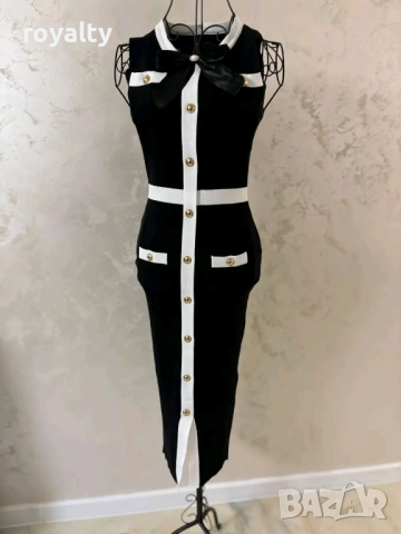 Черна Рокля Фино Плетиво 