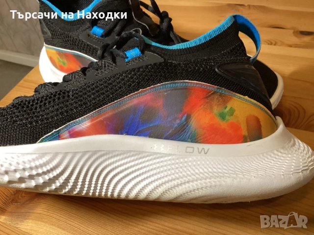 Мъжки маратонки Under Armour Curry Flow 8 Feel Good Flow Tie Dye EU 45 US 11, снимка 4 - Маратонки - 51982536