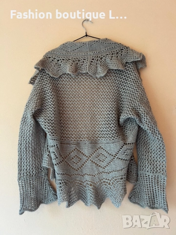 Плетена жилетка с къдрички L размер на марката KappAhl , снимка 7 - Жилетки - 51919886