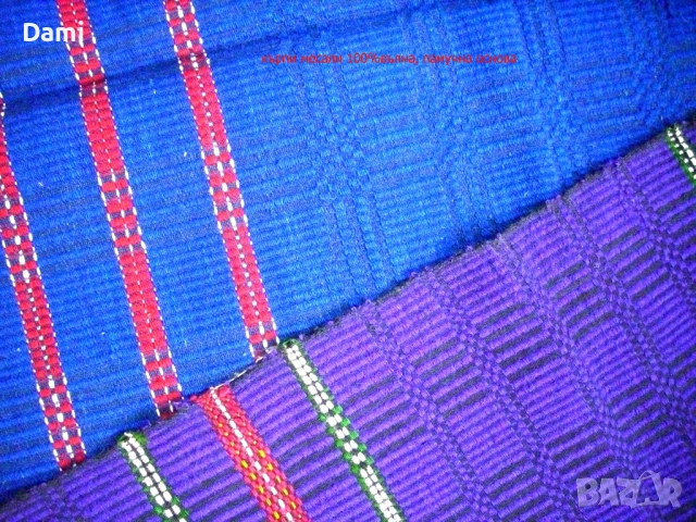 Ръчно тъкан текстил черги, месали, ковьори, престилки, китеник, снимка 9 - Антикварни и старинни предмети - 52968583